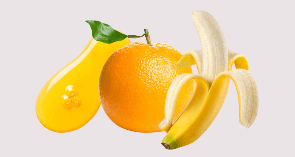 honey, orange and banana. glowing facial mask recipes