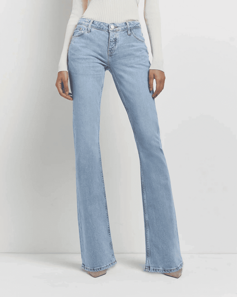 Low rise jeans from River Island. Y2K fashion