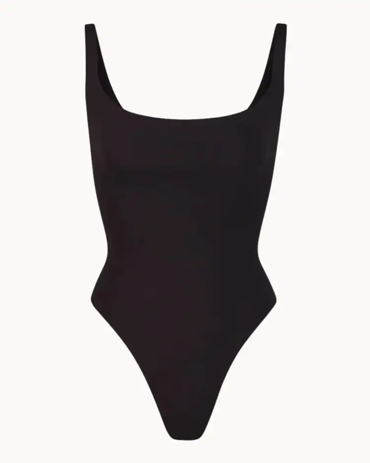 Black+bodysuit+from+Skims+of+a+plain+beige+background. balletcore
