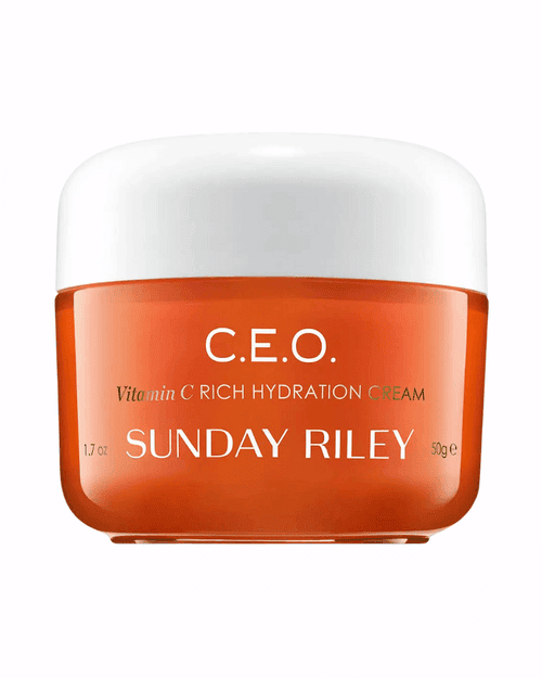 Sunday Riley C.E.O Vitamin C Rich Hydration Cream. How To Dewy Glow Skin