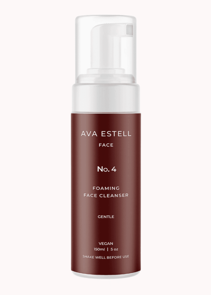Ava Estell Foaming Face Cleanser. Best Face Washes For Hyperpigmentation On Darker Skin Tones