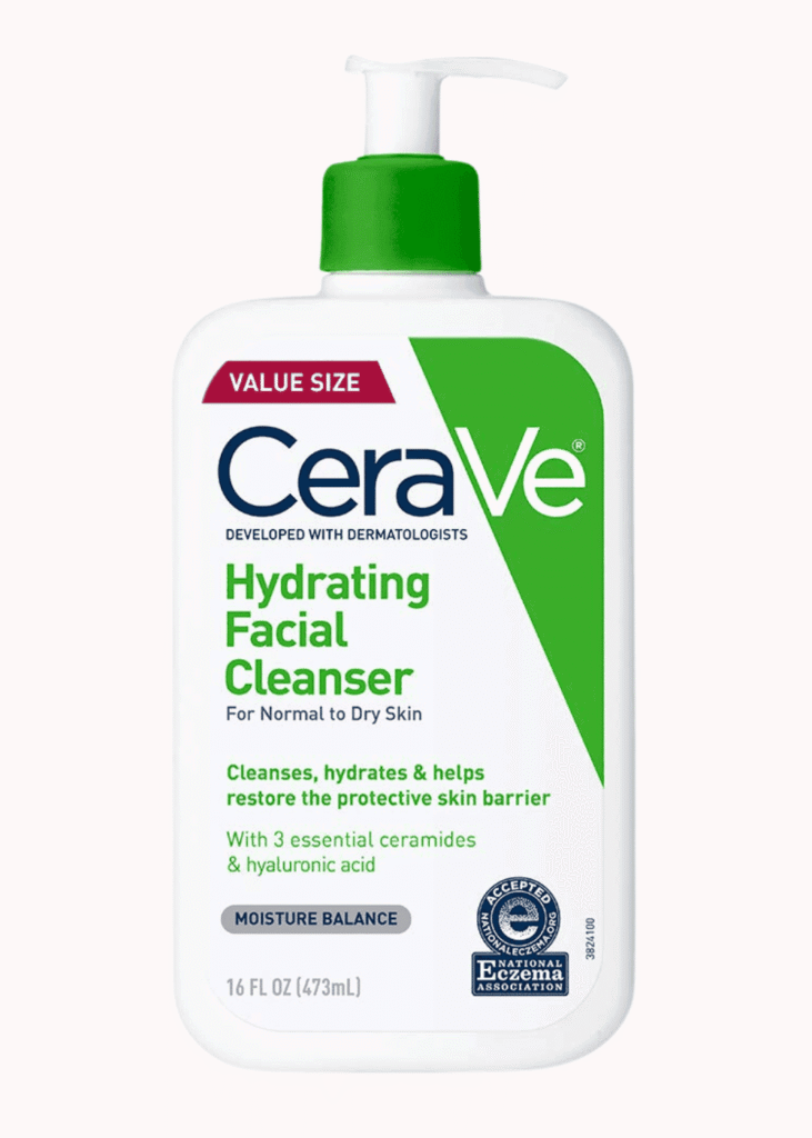 CeraVe Hydrating Cleanser. Best Face Washes For Hyperpigmentation On Darker Skin Tones