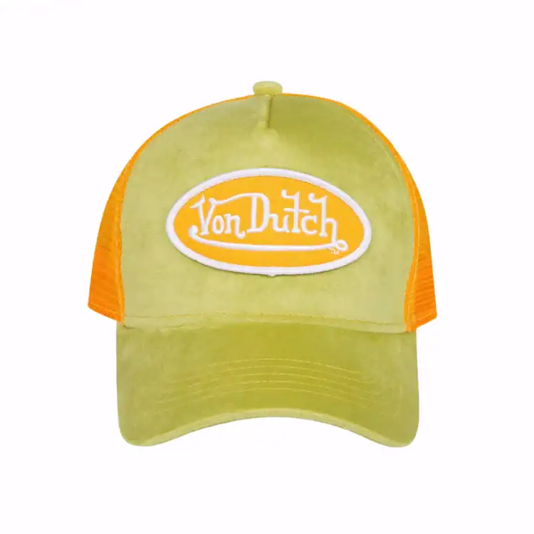 Sherbet Crush Velvet Trucker Hat