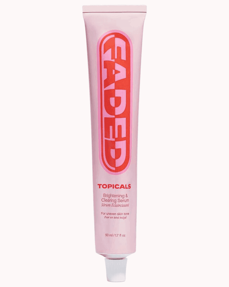 cosmetic serum in pink tube