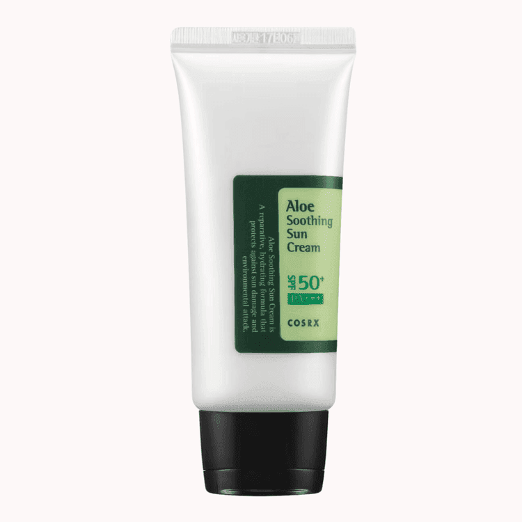 cosrx aloe soothing sun cream spf50.