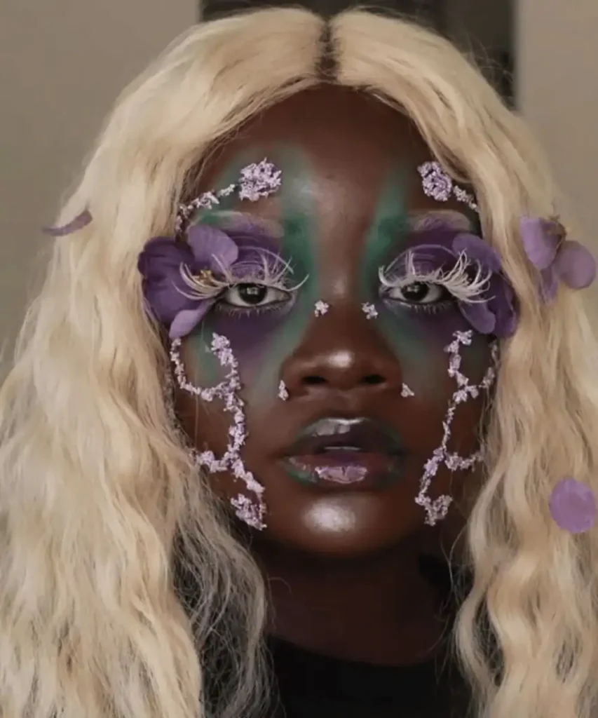 lavender fairy makeup look