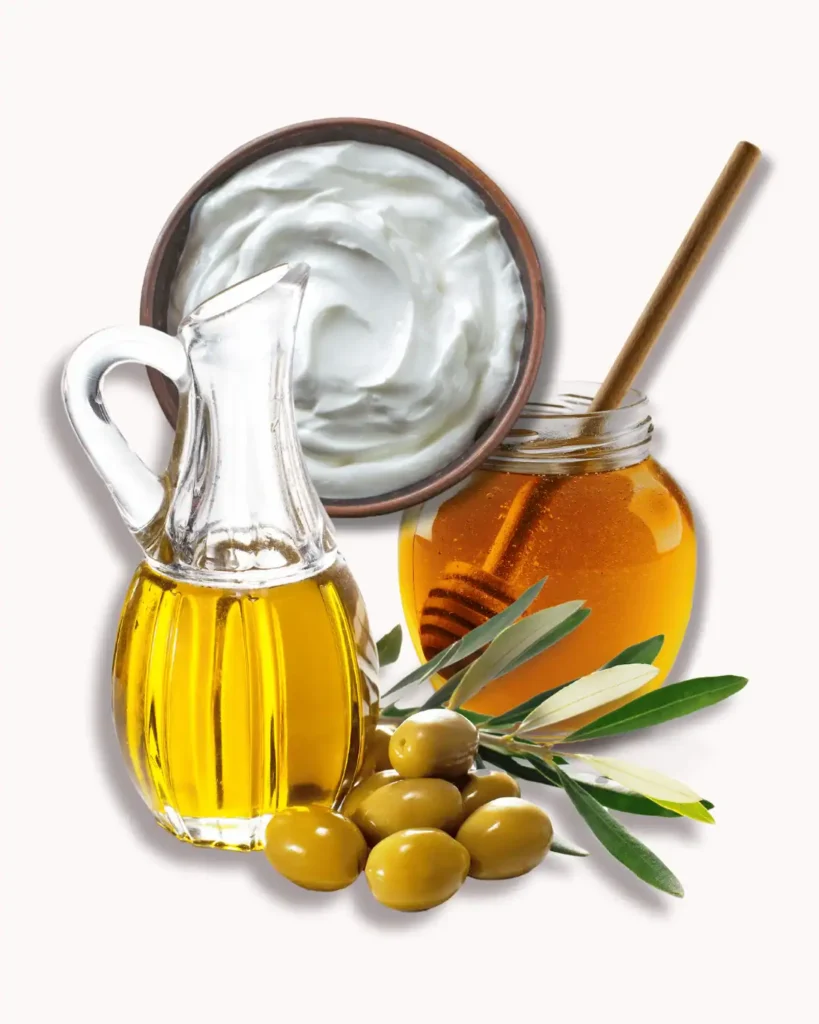 yoghurt, honey and olive oil deep conditioner recipe