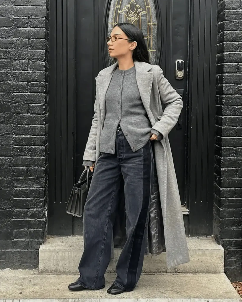 Groutfit with black tabi shoes