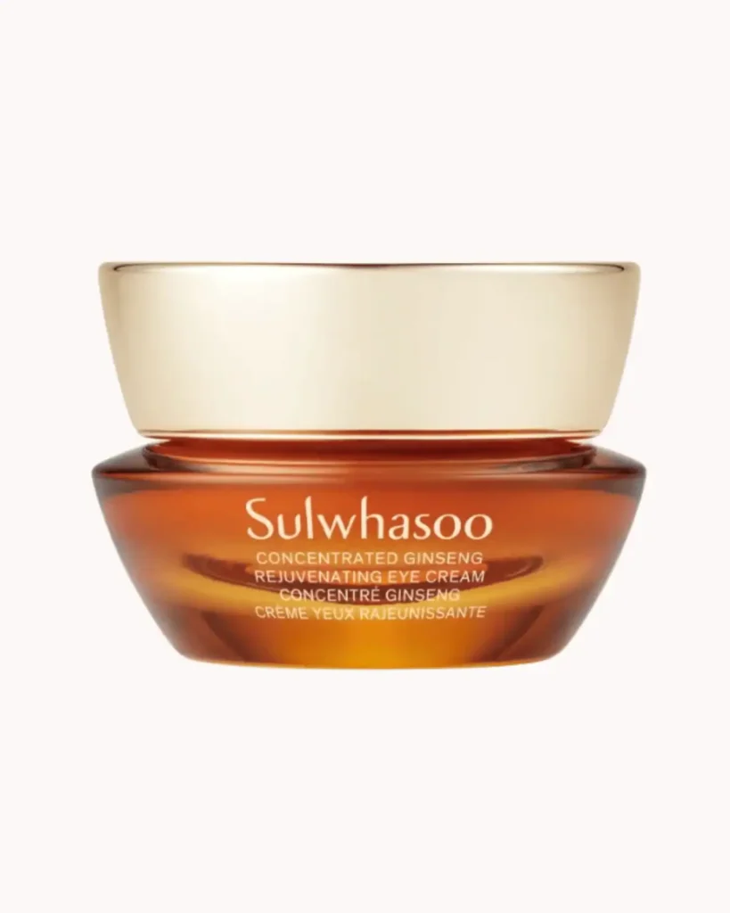 sulwhasoo concentrated ginseng renewing eye cream. Best Korean Eye Creams