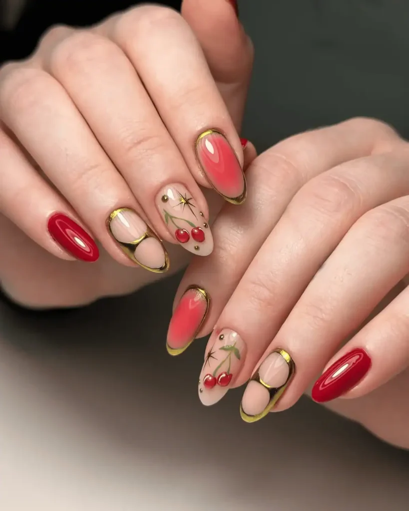 Cherry Nail Ideas