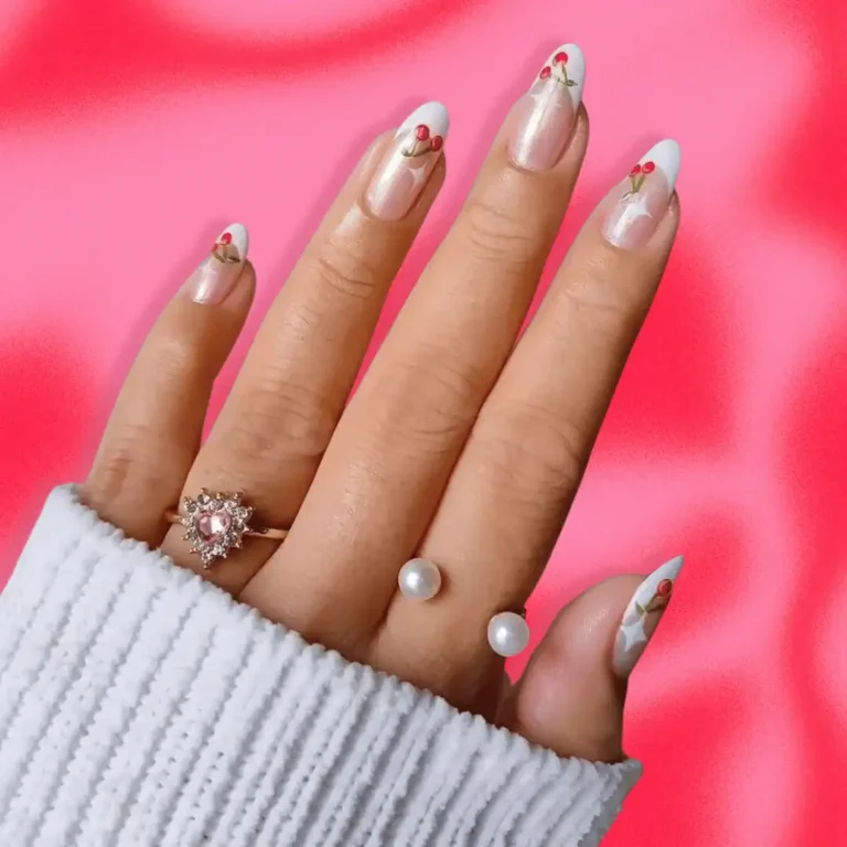 Cherry nail inspo