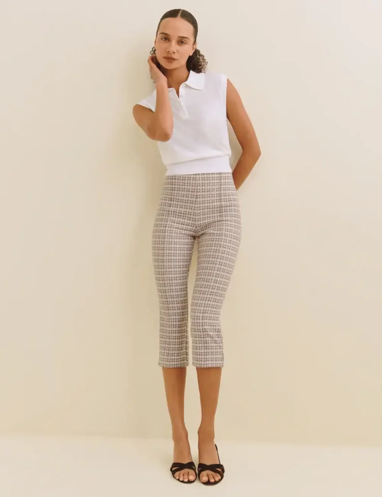 Gusta Knit Cropped Pant from Reformation