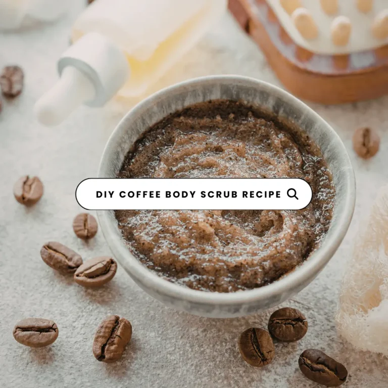DIY Coffee Body Scrub Recipe