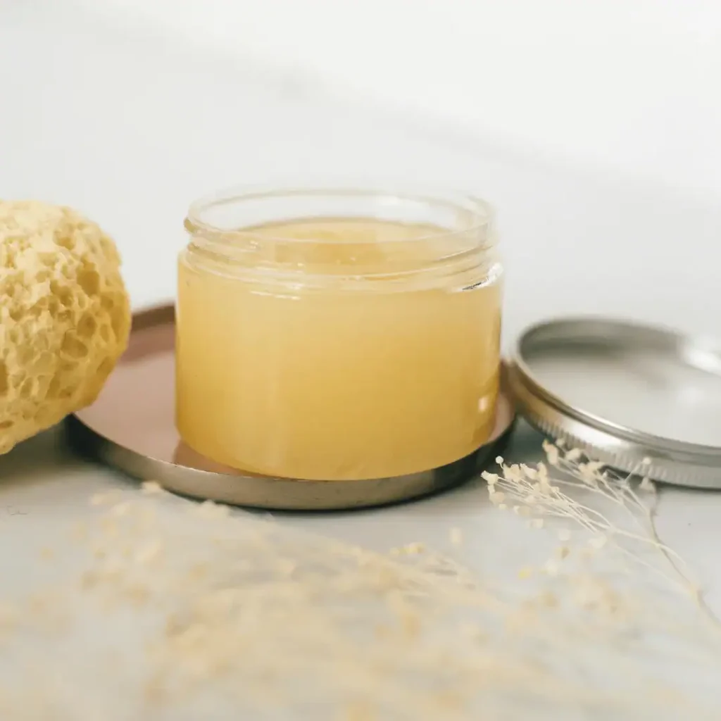 DIY aloe vera body scrub