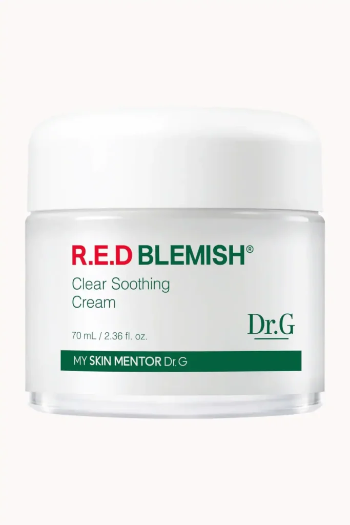 red blemish soothing cream