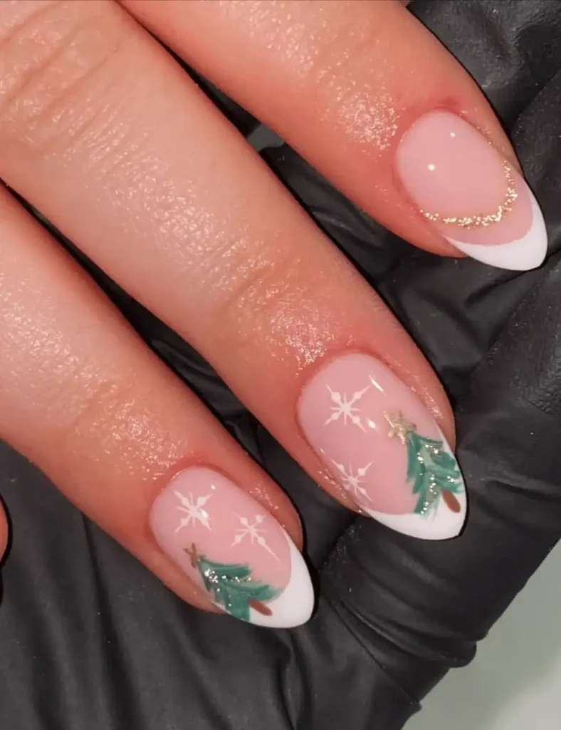 christmas tree nails
