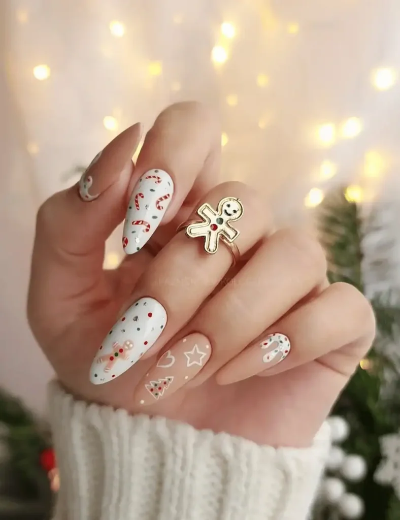 white christmas nails (7)
