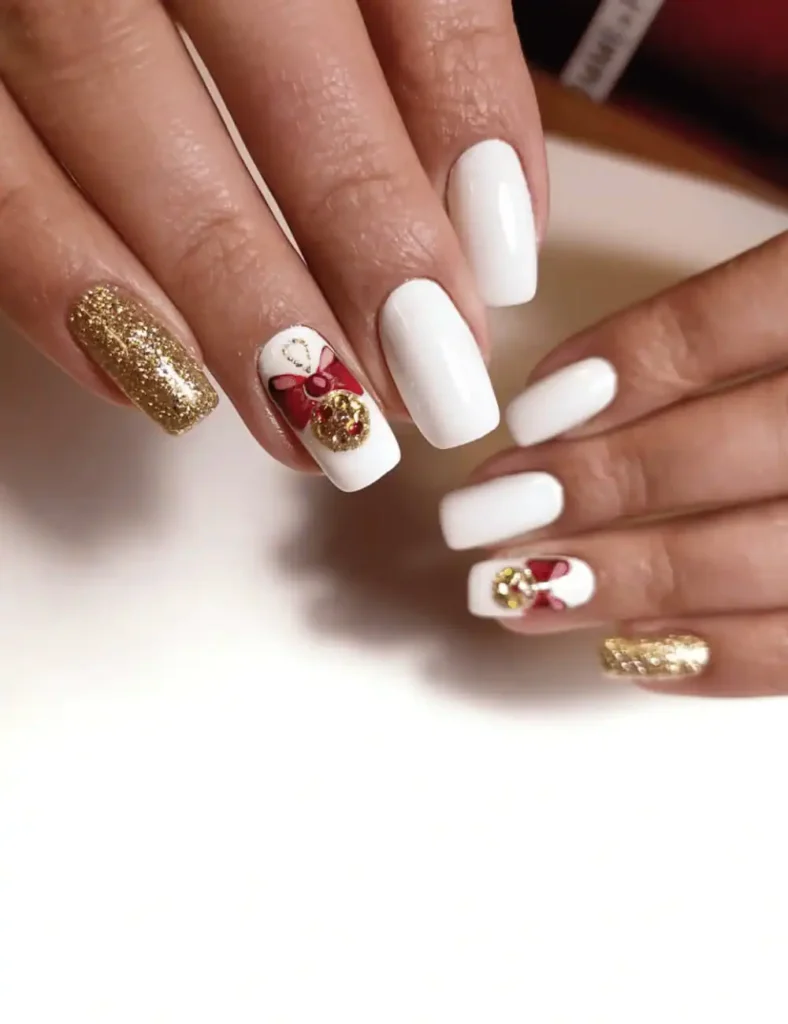white christmas nails (8)