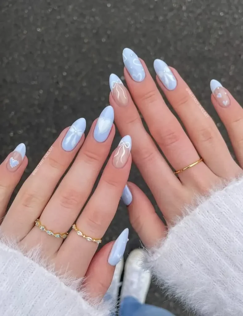 Powder-Blue-Bows.-blue-winter-nails