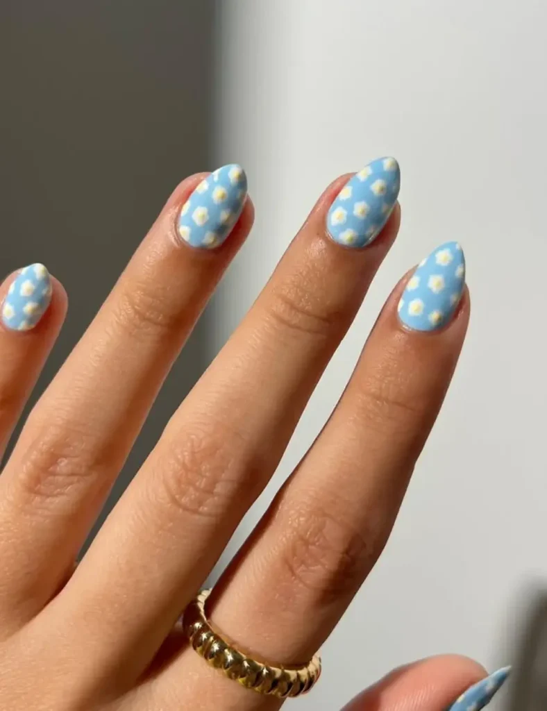 blue Spring-Pastel-Nail-Ideas