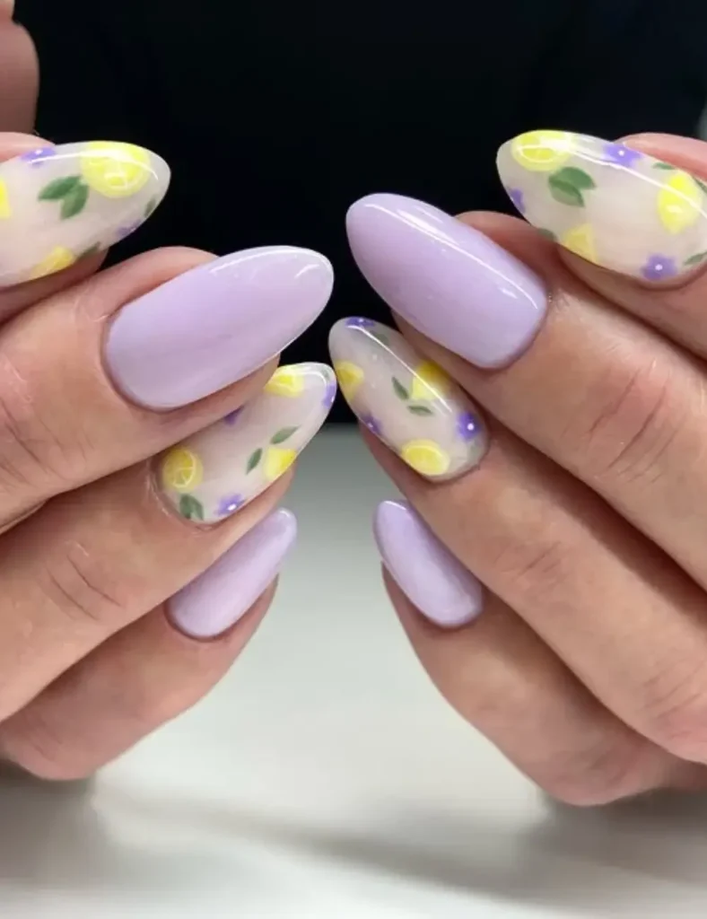 lilac Spring-Pastel-Nail-Ideas