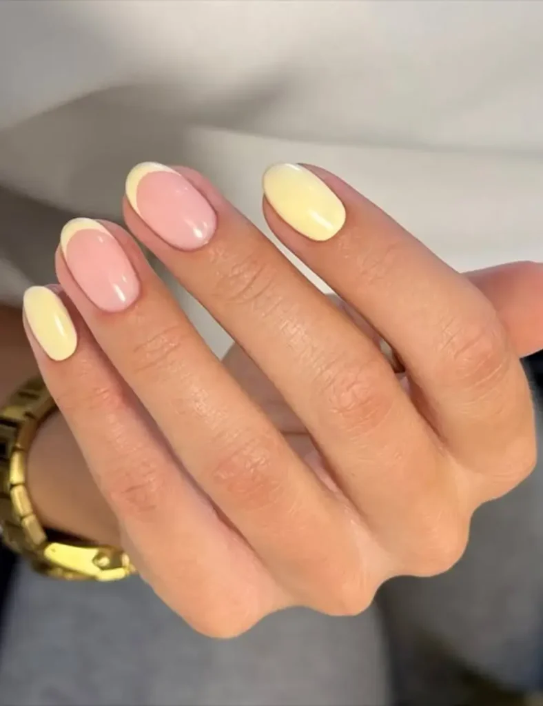 butter yellow Spring-Pastel-Nail-Ideas