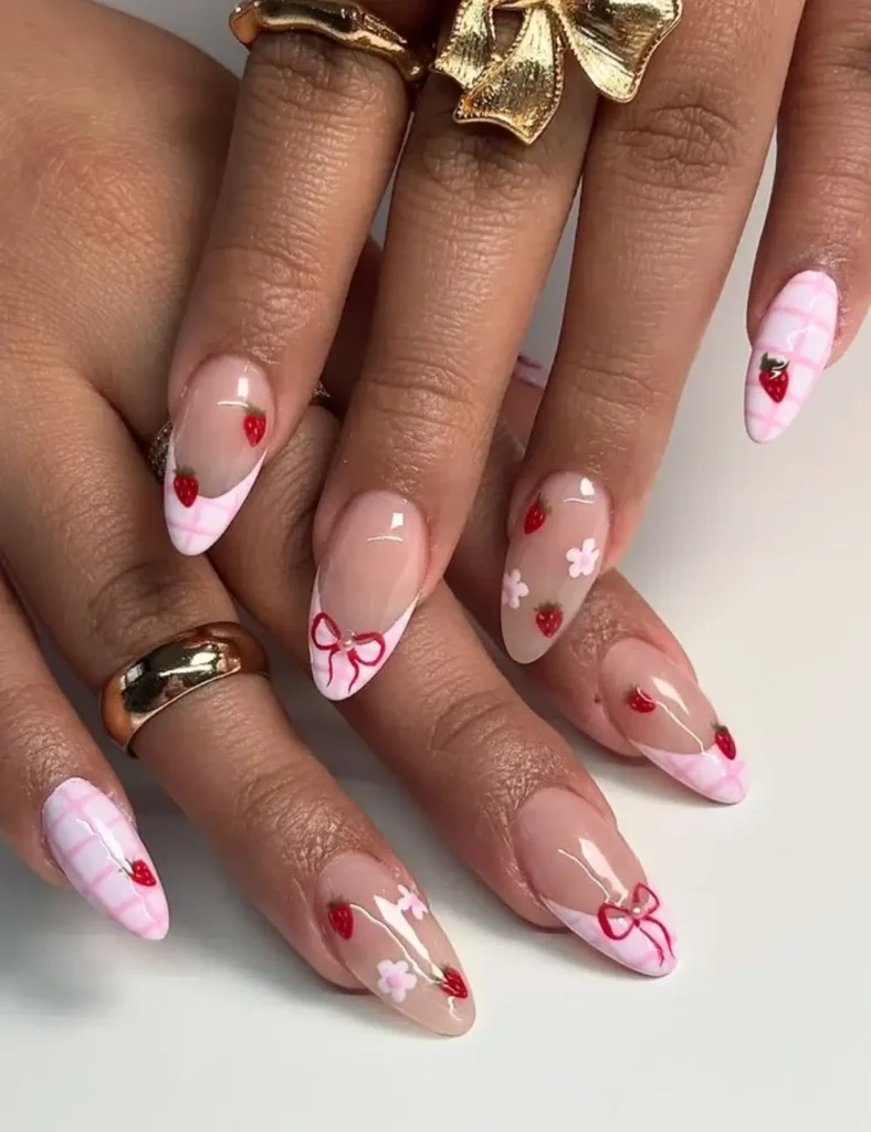 STRAWBERRY NAILS