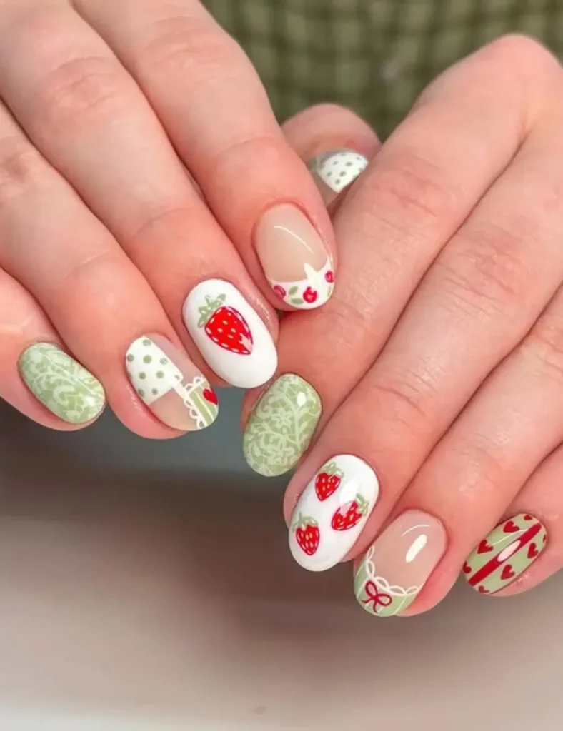 STRAWBERRY NAILS