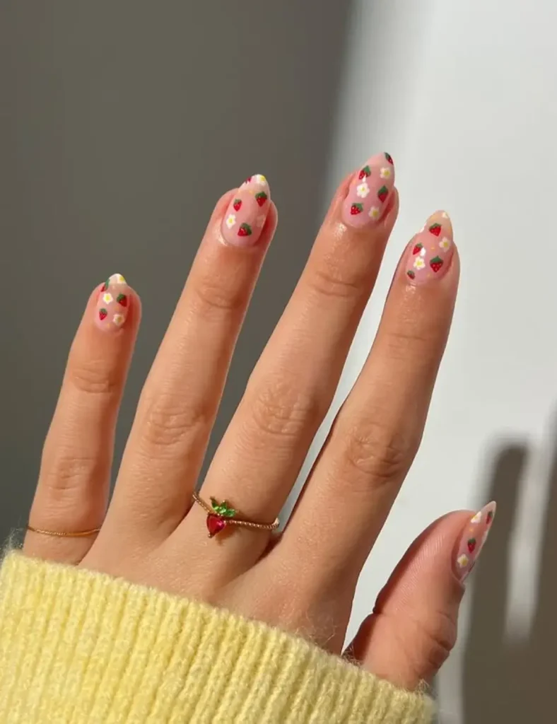 STRAWBERRY NAILS