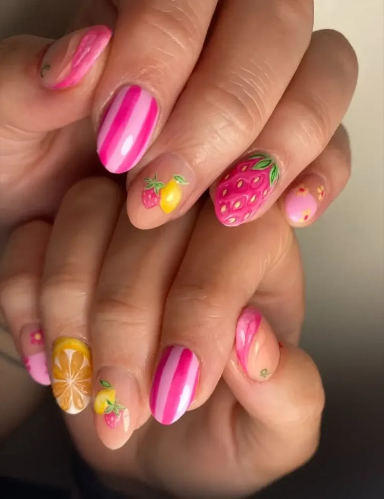 STRAWBERRY NAILS