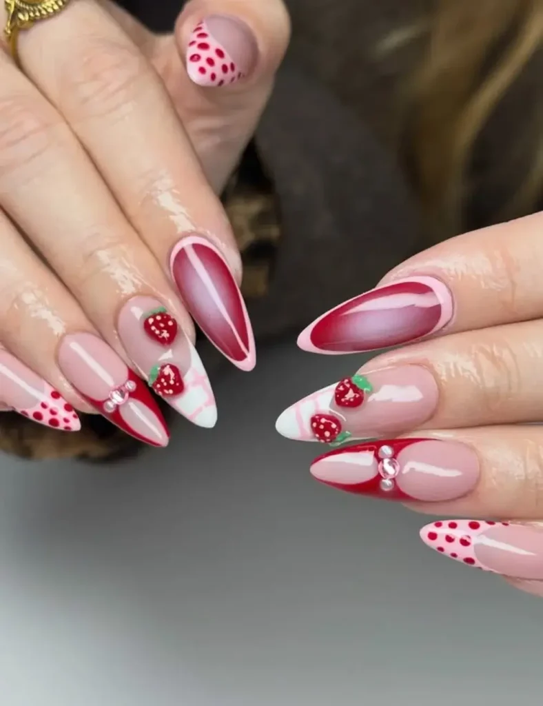 STRAWBERRY NAILS
