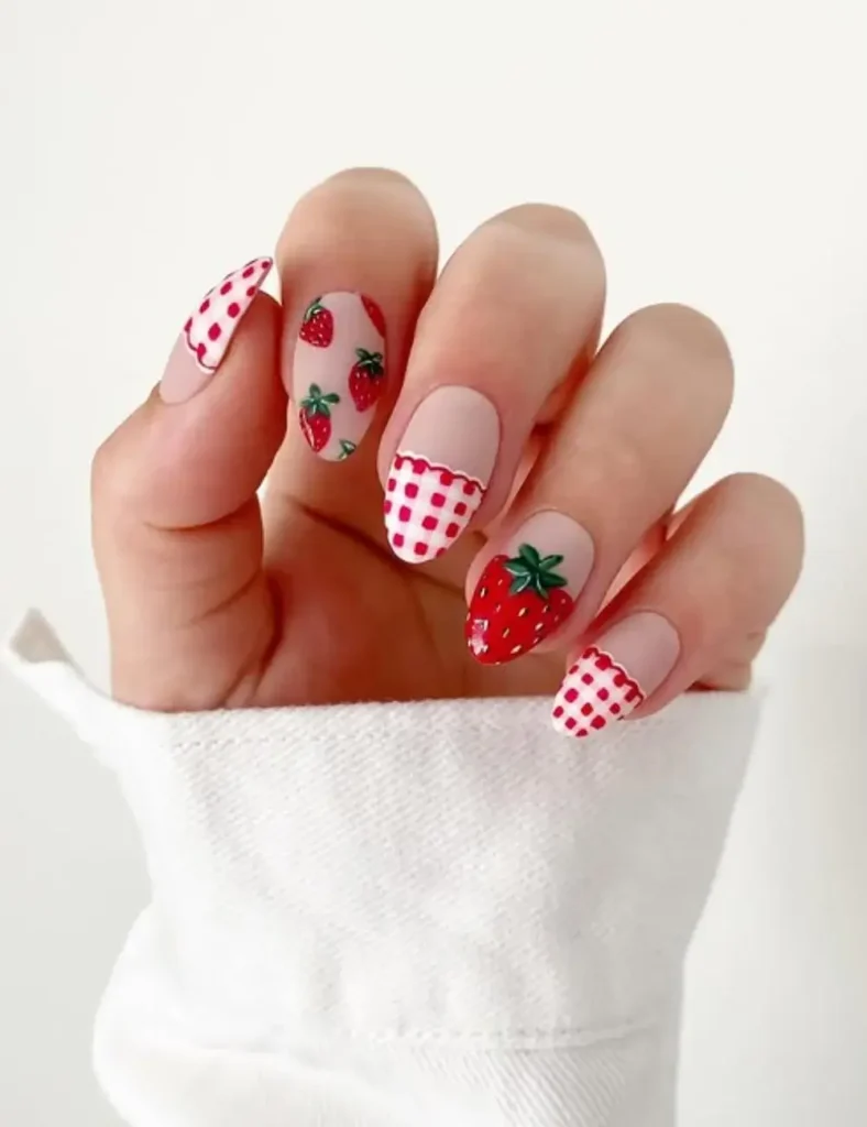 STRAWBERRY NAILS