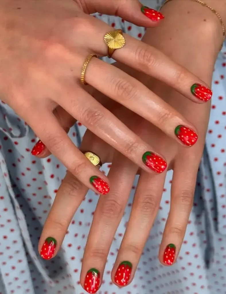 STRAWBERRY NAILS