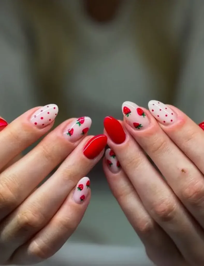 STRAWBERRY NAILS