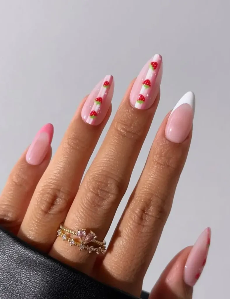 STRAWBERRY NAILS