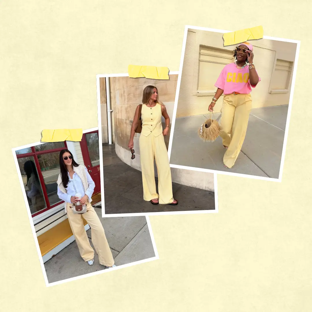 15 Butter Yellow Pants Outfits