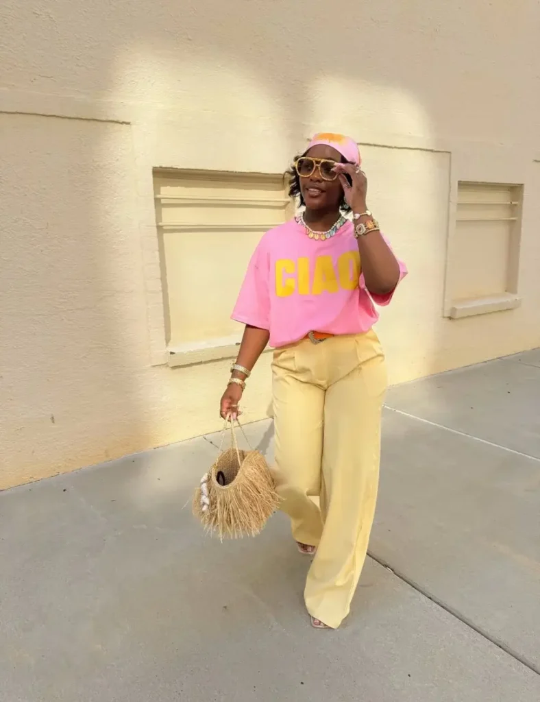Butter Yellow Pants Outfits
