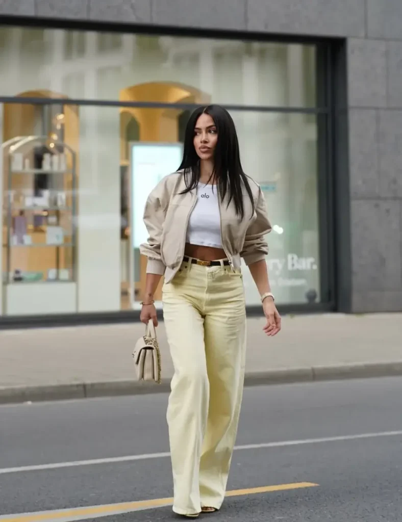 Butter Yellow Pants Outfits