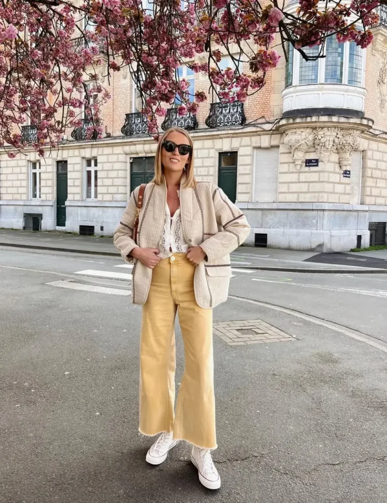 Butter Yellow Pants Outfits