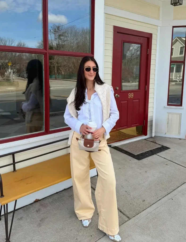 Butter Yellow Pants Outfits