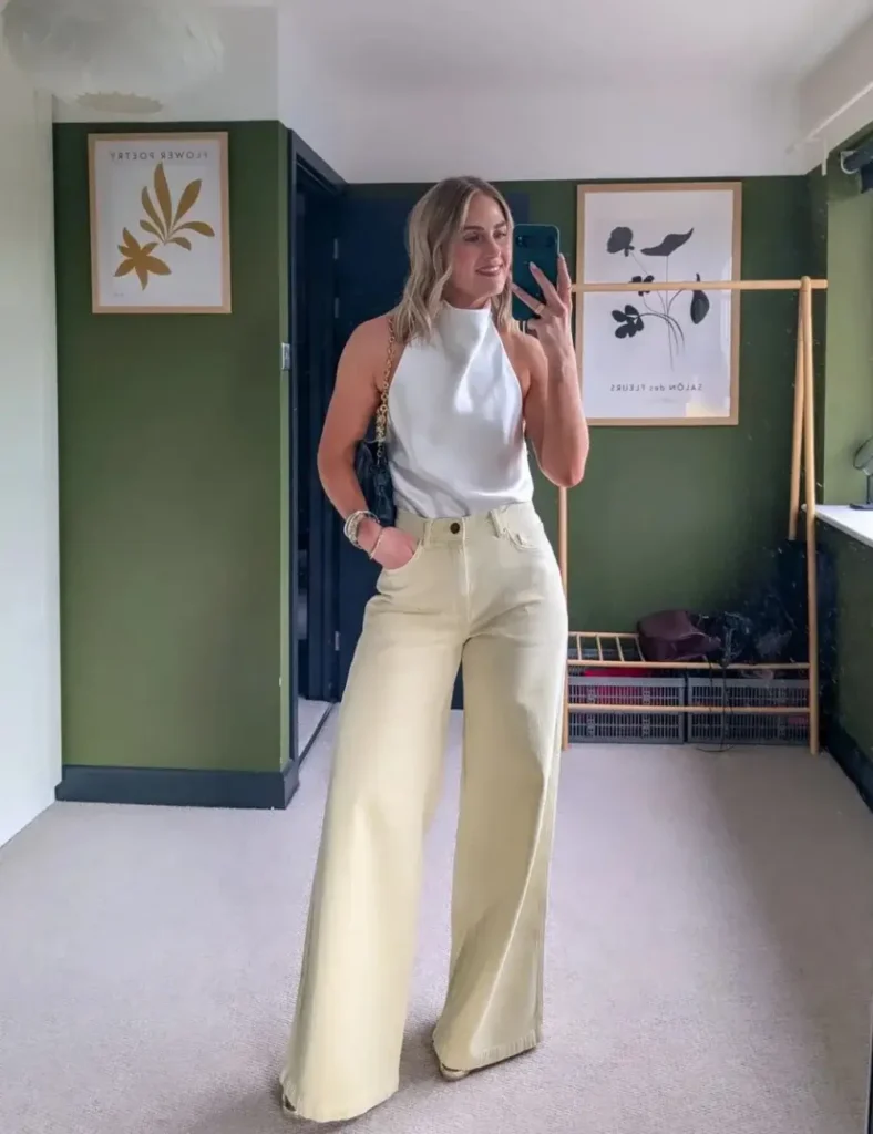 Butter Yellow Pants Outfits