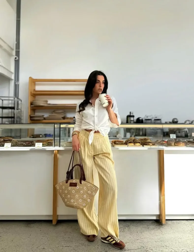 Butter Yellow Pants Outfits