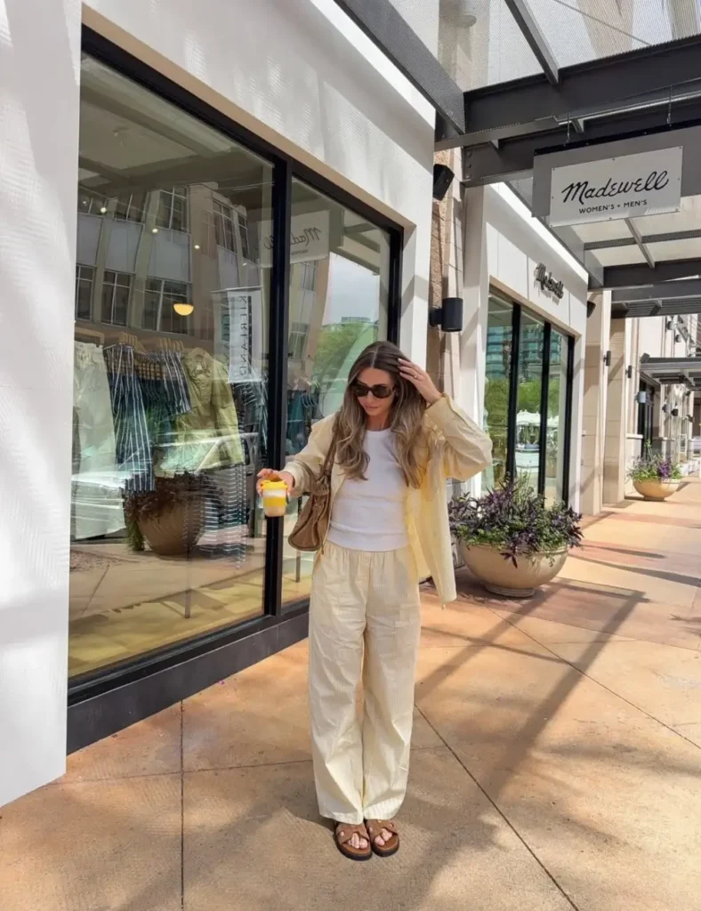 Butter Yellow Pants Outfits