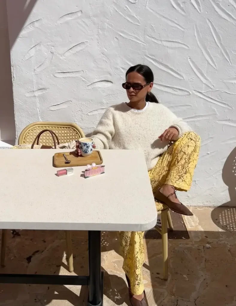 Butter Yellow Pants Outfits