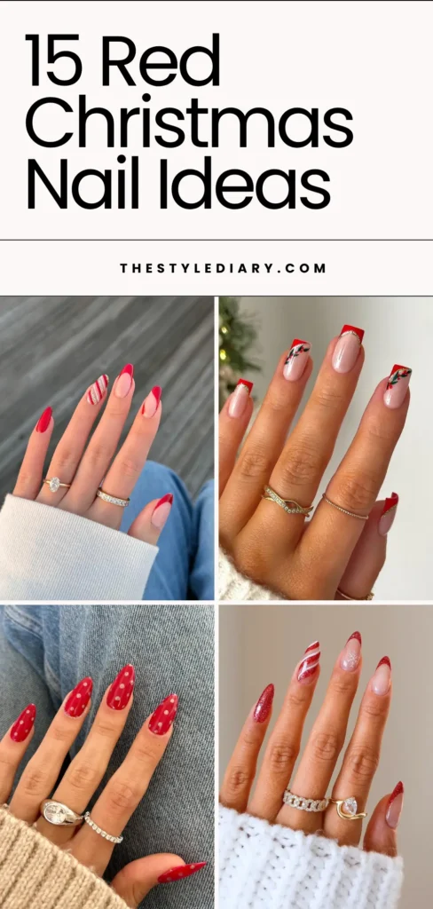 Red Christmas Nail Ideas